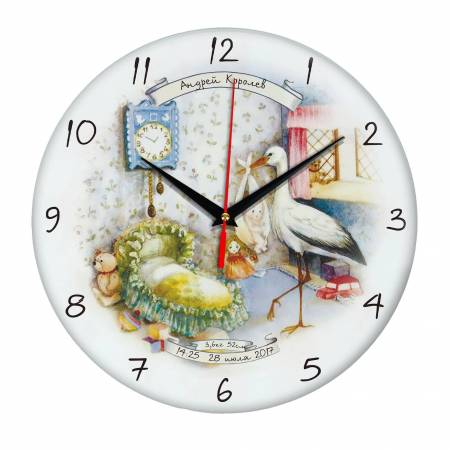 Часы настенные стеклянные Time Wheel от компании Антанта