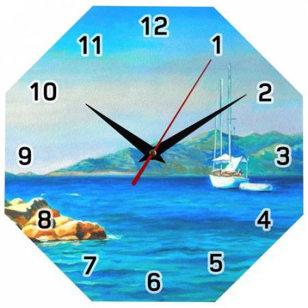 Часы настенные стеклянные Time Diamond от компании Антанта