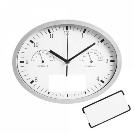 Часы настенные INSERT3 с термометром и гигрометром